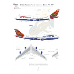 British Airways (Wunala Dreaming) - Boeing 747-400