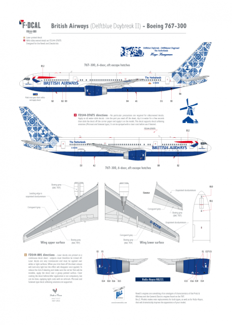 British Airways (Delftblue II) - Boeing 767-300