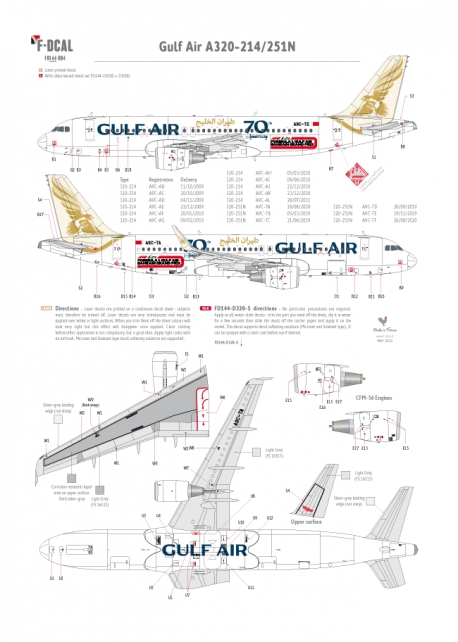Gulf Air - Airbus A320-214/251N