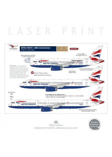 British Airways (Union Flag) - Airbus A319/320/321