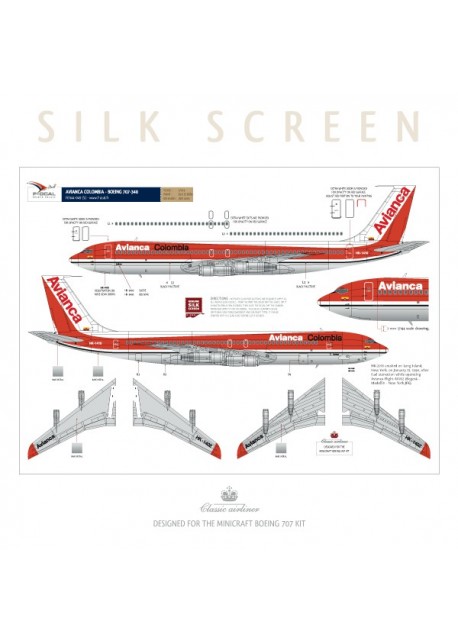 Avianca Colombia (Wave) - Boeing 707-340
